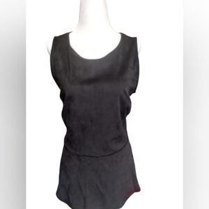 NWT INC International Concepts Sleeveless Suede Top XL